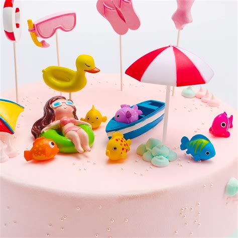 Buy X Hot Popcorn 30Pcs Mini Sea Fish Sea Animals Figures Cartoon Mini ...