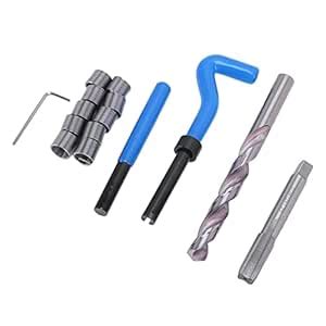 NEE Threaded Insert Kit, Strong Metal HSS Drill Thread Repair Kit M12 X ...