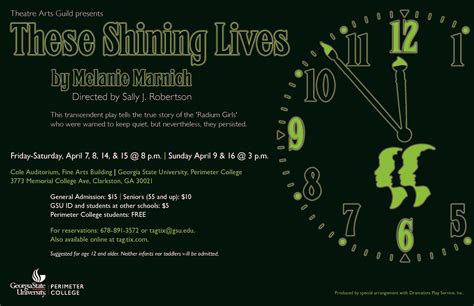 These Shining Lives – Theatre Arts Guild
