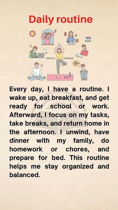 Image result for English Daily Routine Example