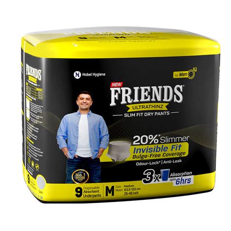 Friends UltraThinz Slim Fit Dry Pants for Men (9 Pants) – Swift Health Kart
