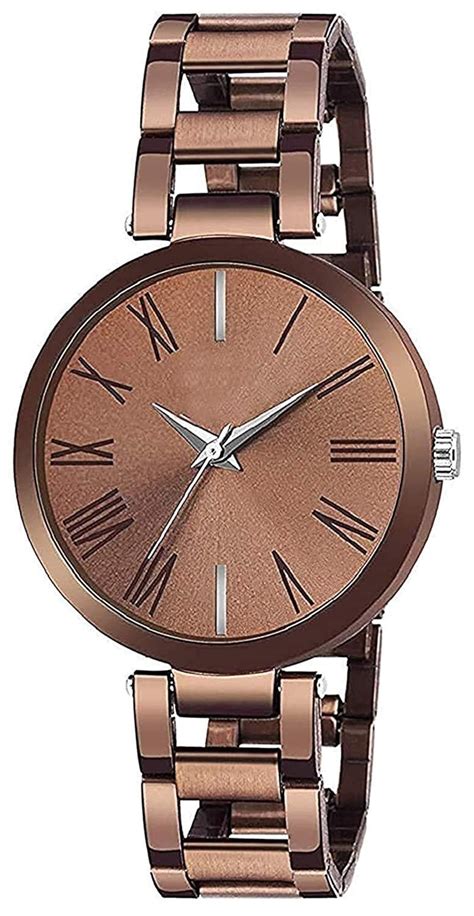 Buy ON TIME OCTUS Analogue Women's Watch (Brown Dial Brown Colored ...