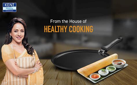 Buy KENT Hard Anodised Dosa Tawa 30 Cm | Non Reactive, Non Toxic, & Non ...