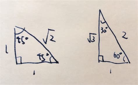 30、60、90度の直角三角形の辺の長さの比の覚え方、証明 | 趣味の大学数学