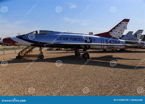 North American F-100 Super Sabre Jet Fighter Editorial Photo - Image of ...
