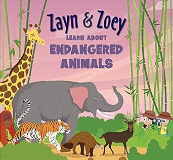 Buy Zayn and Zoey Learn about Endangered Animals Kids Story Book for ...