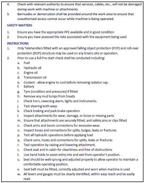Image result for Telehandler Operation