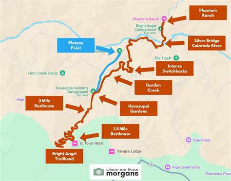 Guide To Hiking Bright Angel Trail Into The Grand Canyon