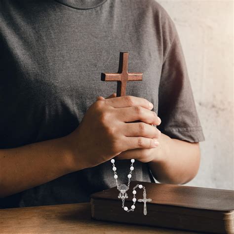 Buy Trinity Church Supply My First Communion Rosary, White Prayer Beads ...