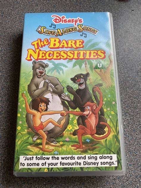 SING ALONG SONGS - The Bare Necessities (VHS) £4.99 - PicClick UK