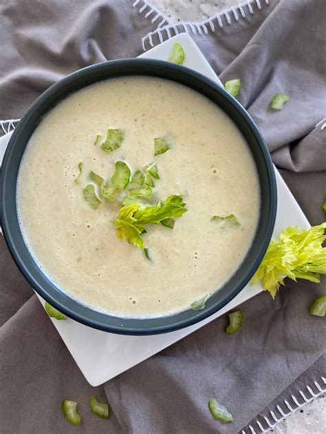 Homemade Cream of Celery Soup - in an Instant Pot Pressure Cooker