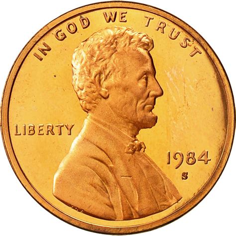 One Cent 1984 Lincoln Memorial, Coin from United States - Online Coin Club