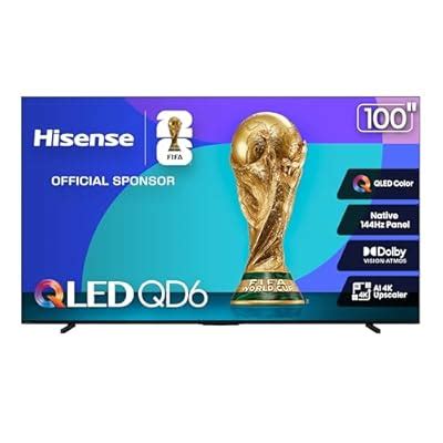 Hisense 100-Inch Class QD6 Series QLED 4K UHD Smart India | Ubuy