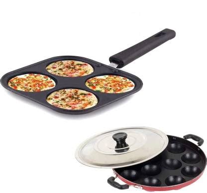 vitzie Mini UTTAPAM TAWA/Multi Snack Maker 4 in 1 - Mini Pancake Maker ...