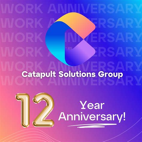 #workanniversary | Catapult Solutions Group