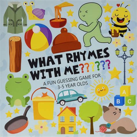 What Rhymes with me ? a fun guessing game for 3-5 year olds: Find the ...