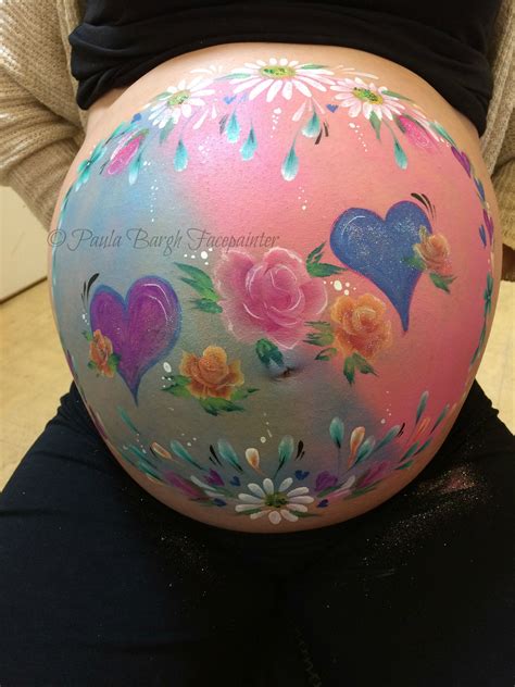 www.derbyshirefacepainter.co.uk Chesterfield Face Painter Baby bump ...