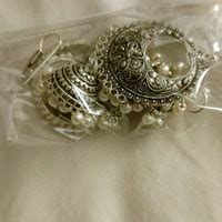 Buy Bollywood Oxidized Silver Plated Handmade Big Statement Studs ...