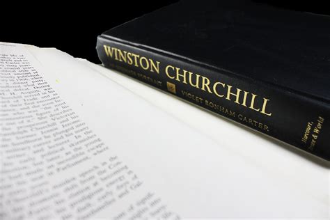 Hardcover Book, Winston Churchill, Violet Bonham Carter, First Edition ...