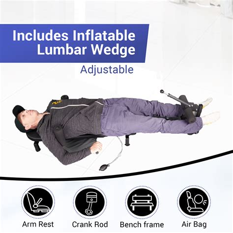 Lumbar Decompression Table By Lumbar Bench - Horizontal Inversion Table for Lower Back Pain ...