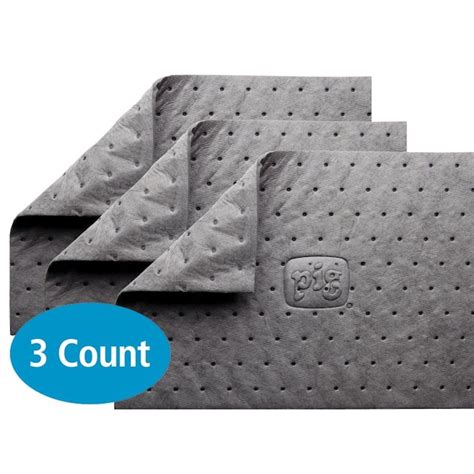 New Pig Pack of 3 PIG® Oil Spill Mats for Garage New Pig's Original ...