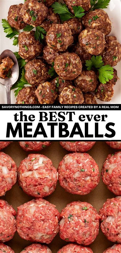 Classic Beef Meatballs Recipe