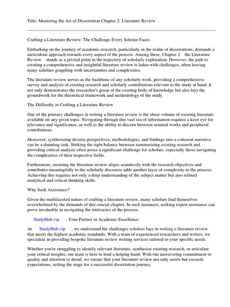 Image result for Chapter 2 Dissertation