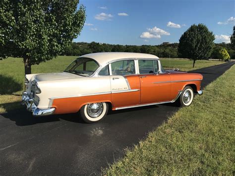 1955 Chevrolet Bel Air Bel-Air 4 door 265 V8 Powerglide auto Vintage AC for sale #89426 | MCG