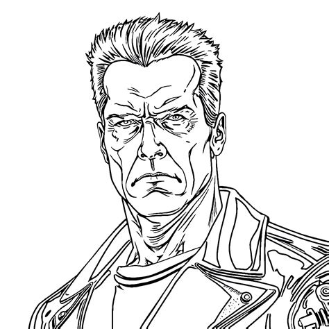 Image result for Terminator Coloring Pages
