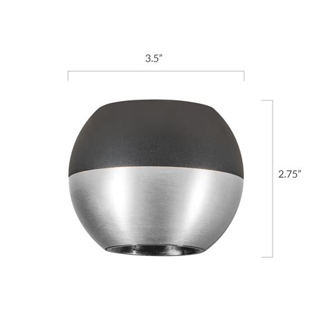NXT Black Grey LED Ceiling Light for Flushed Mounted| Light & Living