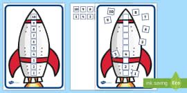 Spaceship Countdown Posters (teacher made) - Twinkl