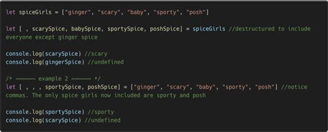 JS Destructuring 的图像结果