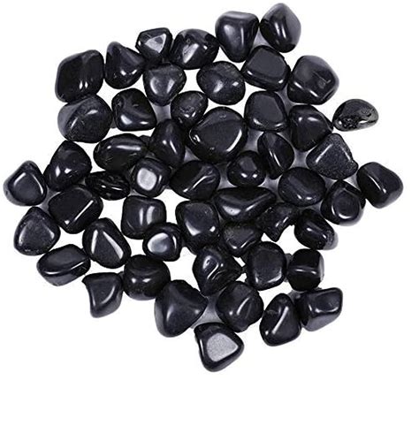 Ercole® Decorative & Stylish Polished Small Black Marble Pebbles for ...