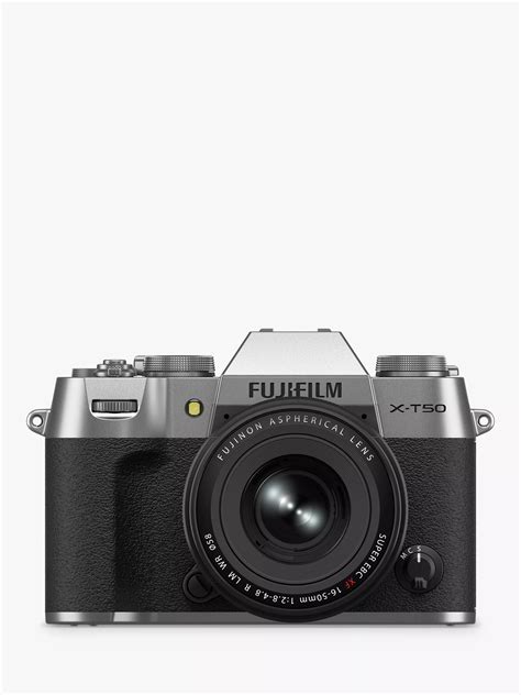 Fujifilm X-T50 Compact System Camera with XF 16-50mm Lens, 6K/4K Ultra ...