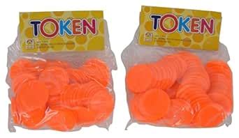 DIGSMORDEN Plastic Token/Coin | Chips for Board Games and Other uses ...