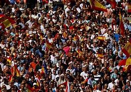 Image result for 40,000 march in Spain