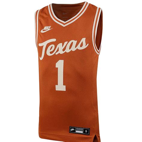Youth Nike 1 Texas Texas Longhorns Icon Replica Basketball Jersey | Academy