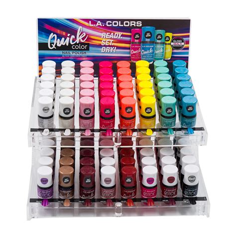 Wholesale LA Colors Fast Drying Nail Polish- 0.49oz- Asst. 16 COLORS