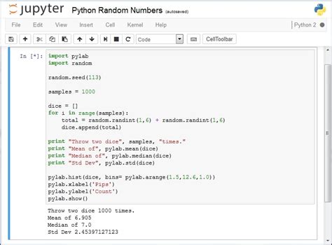 Random Number Function Python 的图像结果