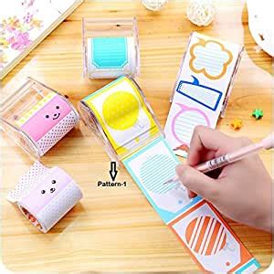 Jo's 1 Piece Self-Stick Rolls with The Dispenser (50mm x 6m), Multi ...