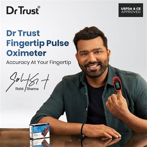 Dr Trust USA Oximeter Machine, Pulse Oximeter Fingertip Checker