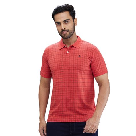 Parx Red Printed Regular Fit Cotton T-Shirt – MyRaymond