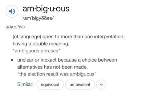 Ambiguous Synonyms 的图像结果