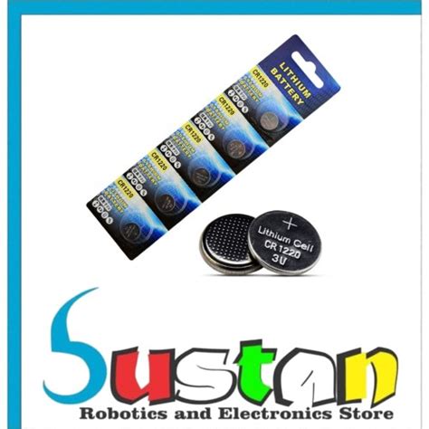 Jual Battery CR1220 3V Micro Lithium Cell Button Coin Jam Calculator ...