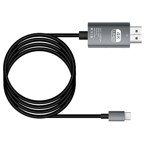 Jaerb Type C To HD Multimedia Interface Converter Cable, DP Alternate ...