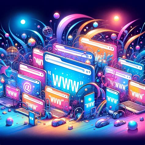 Explain why web addresses start with "www"?