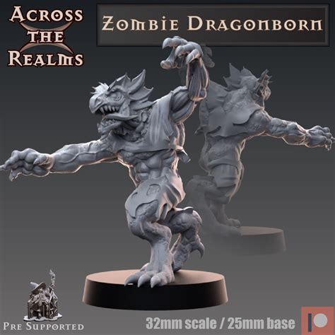 Zombie Dragonborn - 3D model by AcrossTheRealms on Thangs