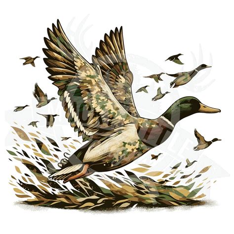 Buy Camo Duck Png Duck Hunting Png Duck Hunt Sublimation Design Mallard ...