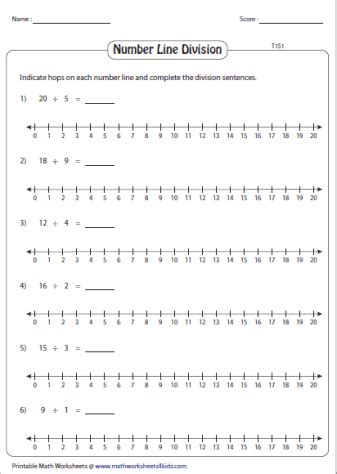 Image result for 2nd Grade Division Using a Number Line