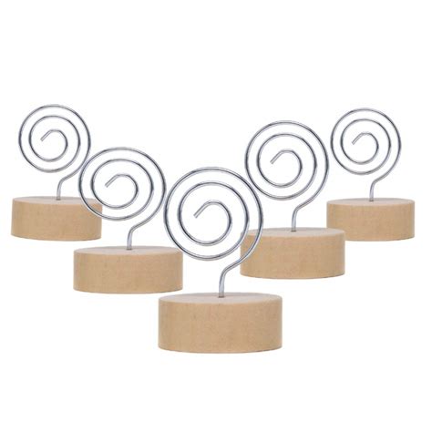 20 Pcs Wire Photo Clips Holders for Tables, Memo Clip Holder Picture ...